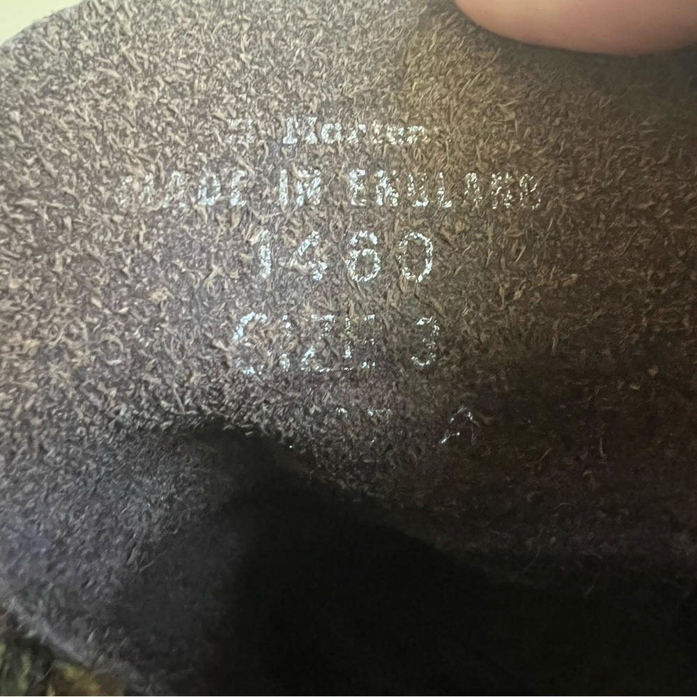 Dr. Martens Youth 3/Womens 5/Mens 4 Vintage 1460 Made in England Lace Up Boots - Picture 9 of 10